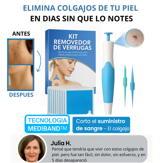 KIT REMOVEDOR DE VERRUGAS
